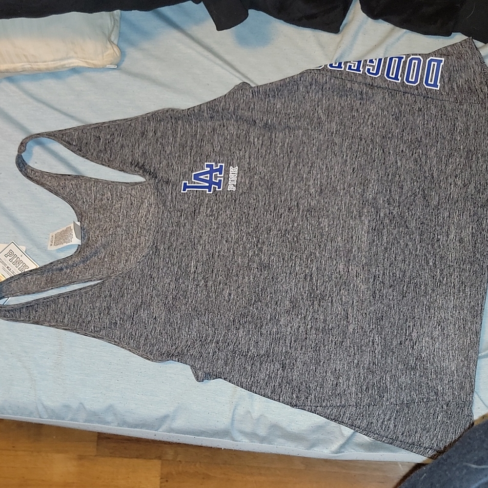 Victoria secret pink LA dodgers tank top